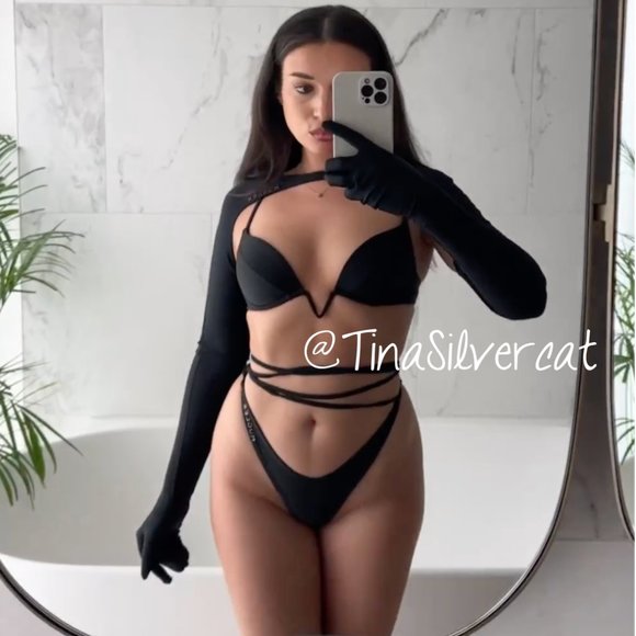 Mugler H&M Limited Edition Black Bikini NWT - Picture 3 of 17